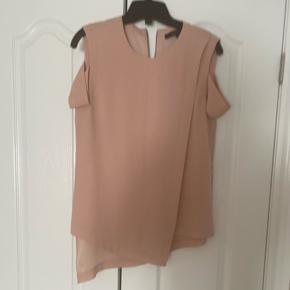 BCBGMAXAZRIA Betty Open Shoulder Top in Antique Rose - Picture 2 of 10